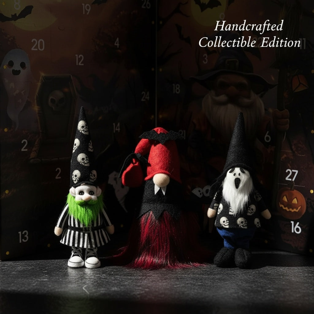 Spooky Handmade Gnomes Countdown Calendar