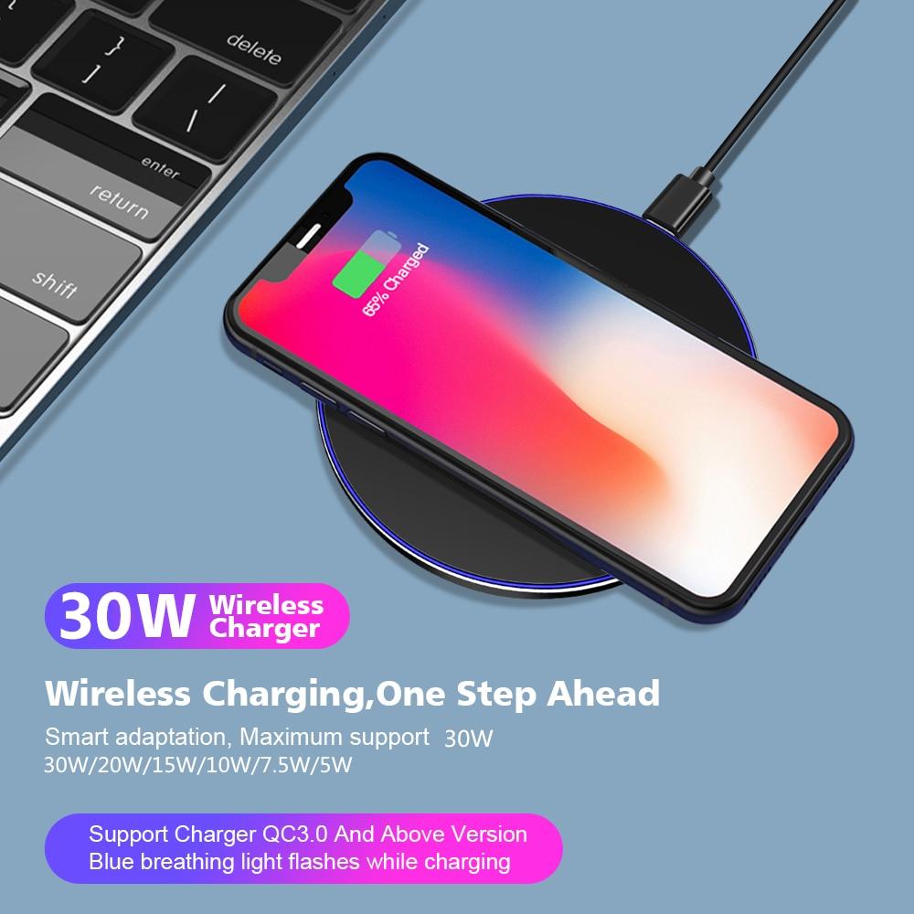 Dragon W9 - 30W Lightning-Fast Wireless Charging Pad