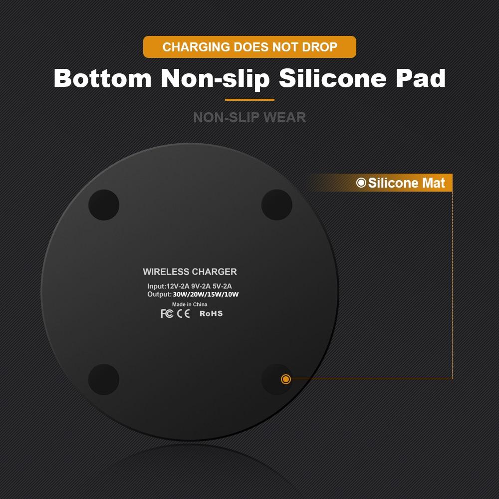 Dragon W9 - 30W Lightning-Fast Wireless Charging Pad