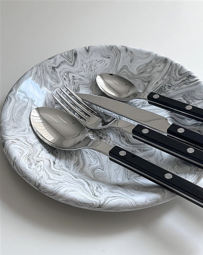 Scandinavian Elegance Flatware Set - 8-Piece Nordic Collection