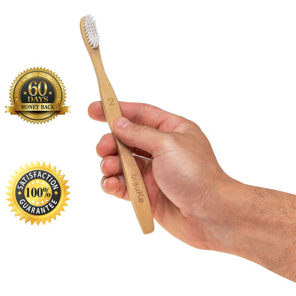 Planet-Saving Bamboo Toothbrush Set - 4-Pack Family Collection