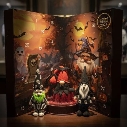 Spooky Handmade Gnomes Countdown Calendar