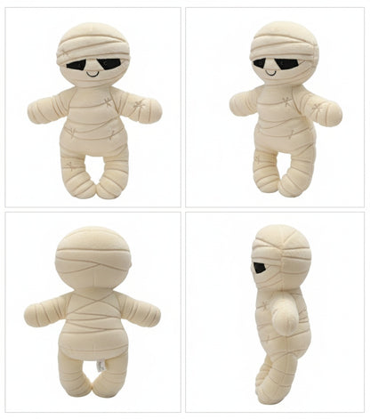 Adorable Halloween Mummy Plush Decoration - 33cm Cute Spooky Friend for Perfect Family Fun!
