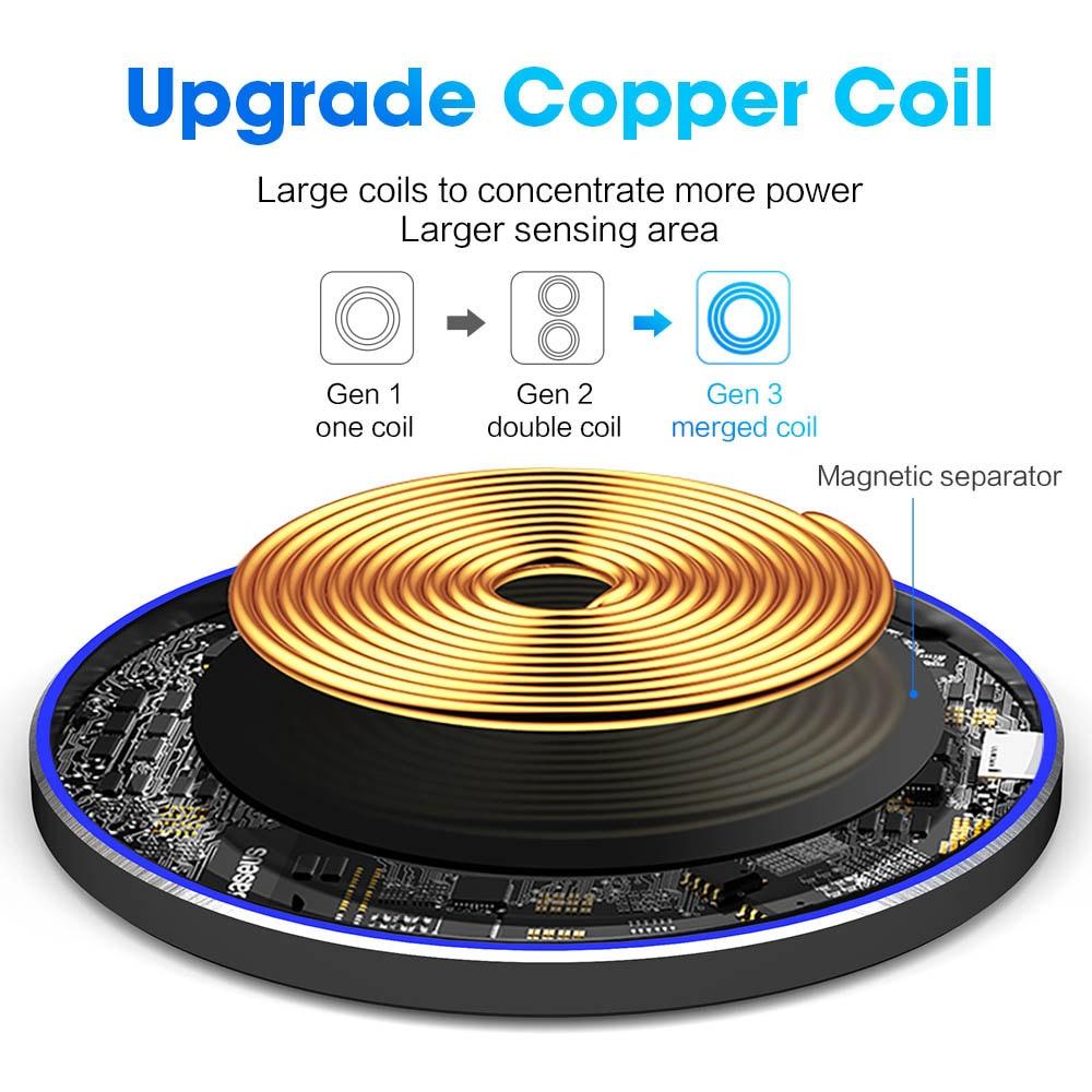 Dragon W9 - 30W Lightning-Fast Wireless Charging Pad